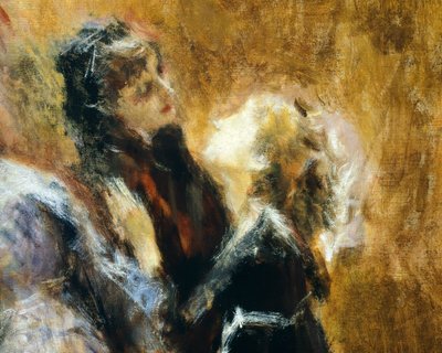 Látogató főiskola, Tranquillo Cremona (1837-1878), olaj, vászon alkotó: Tranquillo Cremona