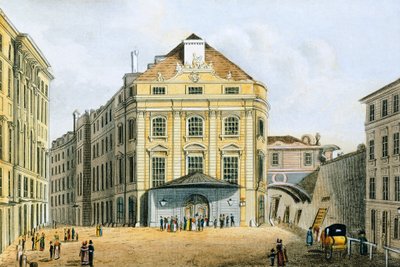 Ausztria, Bécs, Kaiserliches és Koenigliches Hoftheater (Császári és Királyi Színház), Tranquillo Mollo, Metszet alkotó: Tranquillo Mollo