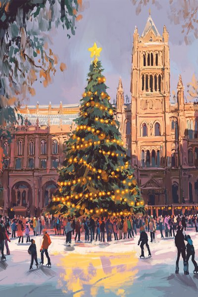 Brightchristmascityno03 alkotó: Treechild
