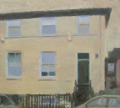 Egy hely, ahol élni lehet 1, 2010 (olaj, rétegelt lemez) alkotó: Trevor Burgess