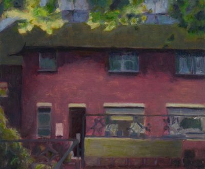 Egy hely, ahol élni lehet 29, 2012 (olaj, rétegelt lemez) alkotó: Trevor Burgess