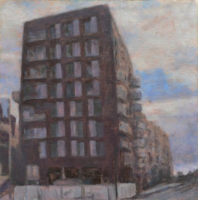 Egy hely, ahol élni 60, 2013 (olaj, rétegelt lemez) alkotó: Trevor Burgess