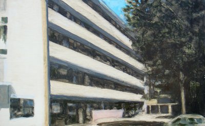 Egy hely, ahol élni lehet 9, 2011 (olaj, rétegelt lemez) alkotó: Trevor Burgess