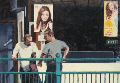 Beszélgetés, 2006 (olaj, tábla) alkotó: Trevor Burgess