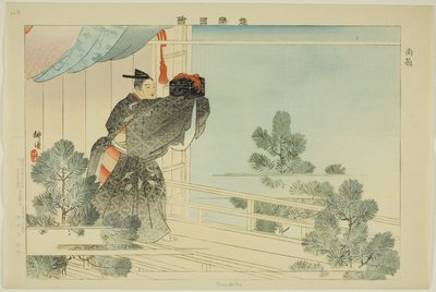 Mentako, a "Pictures of No Performances (Nogaku Zue)" sorozatból alkotó: Tsukioka Kogyo