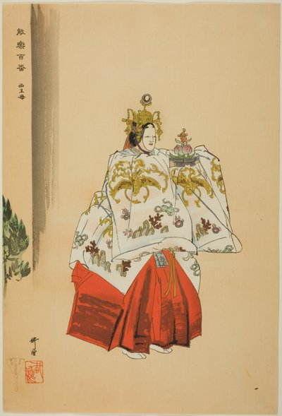 Seio-bo, a "One Hundred No Dramas (Nogaku hyakuban)" sorozatból. alkotó: Tsukioka Kogyo