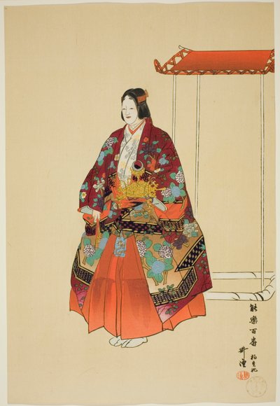 Yokihi, a "One Hundred No Dramas (Nogaku hyakuban)" sorozatból. alkotó: Tsukioka Kogyo