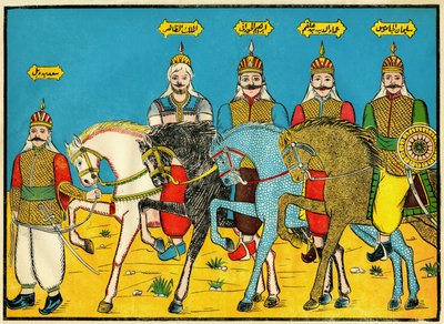 A mamelukok, Dhaher Bibars történetének legendás hősei, a XIII. Népszerű képek, Tunézia alkotó: Tunisian School
