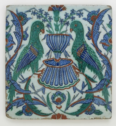 Csempe, Iznik, Oszmán dinasztia (kerámia) alkotó: Turkish School