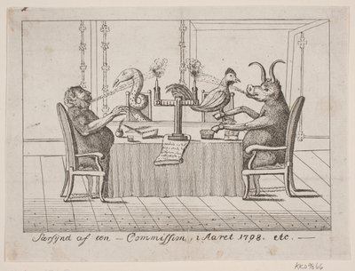 Egy 1798. évi megbízás különleges képe alkotó: Ubekendt
