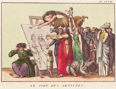 A művészek sorsa alkotó: Ubekendt dansk efter 1780