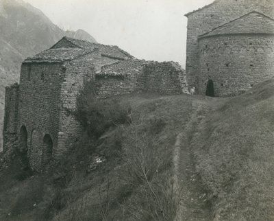 San Pietro al Monte apátság, Civate, Lombardia, Olaszország, Ugo Monneret de Villard fotója, 1910 körül. alkotó: Ugo Monneret de Villard