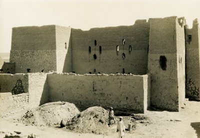 Szent Simeon kolostor, Asszuán, Egyiptom, fotó: Ugo Monneret de Villard alkotó: Ugo Monneret de Villard