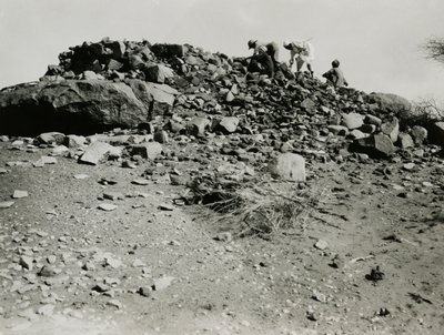 Romok a Goz Regeb régióban, Szudán, Ugo Monneret de Villard fotója, 1925 körül. alkotó: Ugo Monneret de Villard
