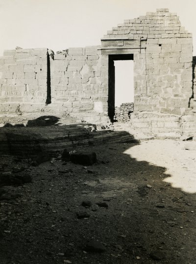 Templom romjai, Qasr Ibrim, Egyiptom, fotó: Ugo Monneret de Villard alkotó: Ugo Monneret de Villard