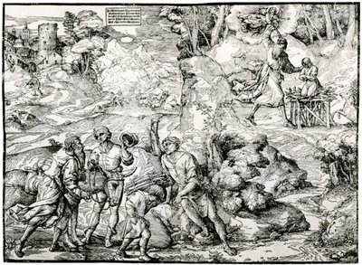 Ábrahams-áldozat, 1516-1518, 1937 alkotó: Ugo da Carpi