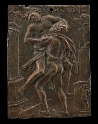 Herkules és Antaeus alkotó: Ulocrino