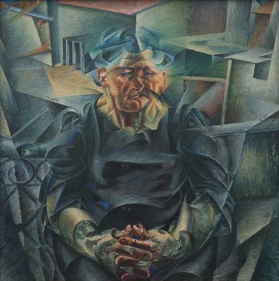Vízszintes szerkezet alkotó: Umberto Boccioni