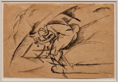 Tanulmányok a kerékpáros dinamizmusához alkotó: Umberto Boccioni