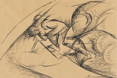 Tanulmány a kerékpáros dinamikus erejéhez I alkotó: Umberto Boccioni