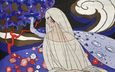 Denderan dala (pochoir print) alkotó: Umberto Brunelleschi