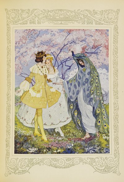 Ezután a tündér Candide jelent meg a szemük előtt, illusztráció a „Contes du Temps Jadis” vagy „Tales from Times Past” című könyvből, 118. o. alkotó: Umberto Brunelleschi