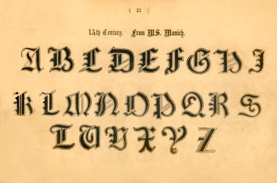 14. Század. Az MS-ből. München, 1862 alkotó: Unbekannt