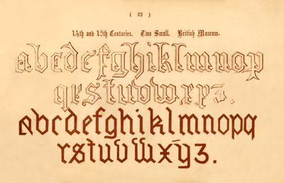 14. és 15. század. Két kicsi. British Museum, 1862 alkotó: Unbekannt