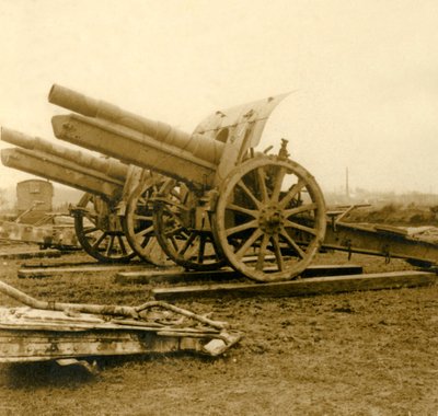 155 fegyver, c1914-c1918 alkotó: Unbekannt