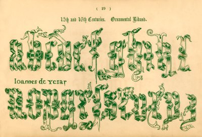15. és 16. század. Díszszalag, 1862 alkotó: Unbekannt