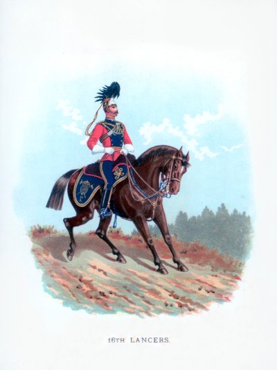 16th Lancers, 1890 alkotó: Unbekannt