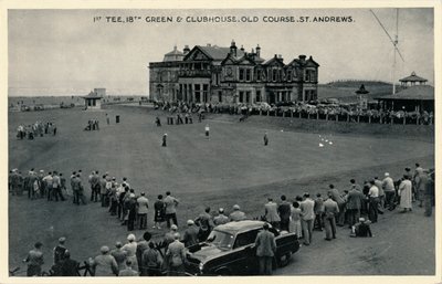 1. Tee, 18. Green & Clubhouse, Old Course, St. Andrews, 1955 alkotó: Unbekannt