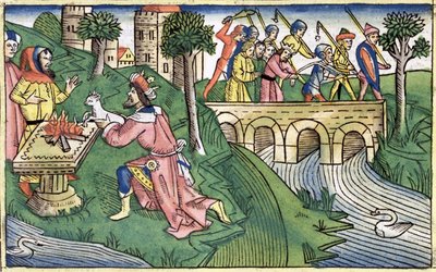 2Kir 16:9-16: Damaszkusz népe fogságba esik alkotó: Unbekannt