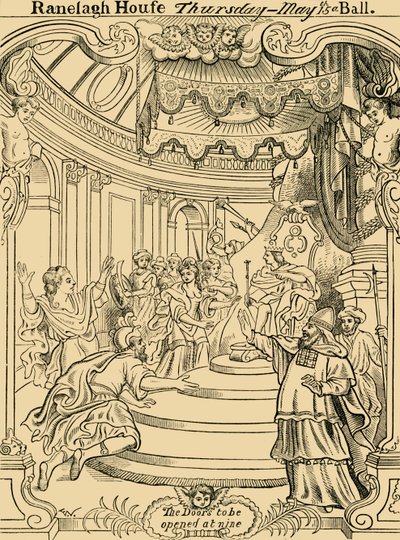 Meghívókártya Ranelaghba, 1876. alkotó: Unbekannt