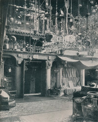 Egy sarok Mr. Louis C. Tiffany stúdiójában, 1897 alkotó: Unbekannt