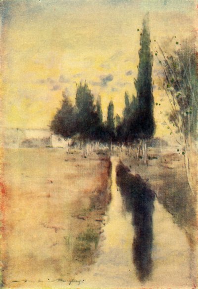 „Egy holland falu Edenburg közelében”, 1902. alkotó: Unbekannt