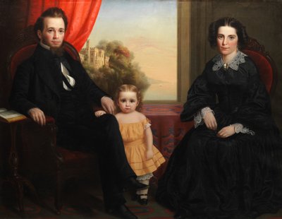 Családi csoport, kb. 1850. alkotó: Unbekannt