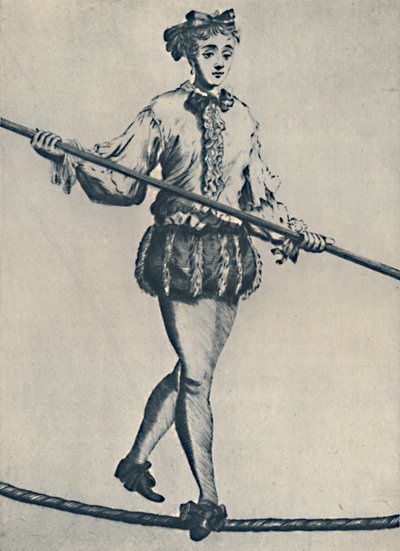 A tizenhetedik század híres kötéltáncosa, 1942 alkotó: Unbekannt