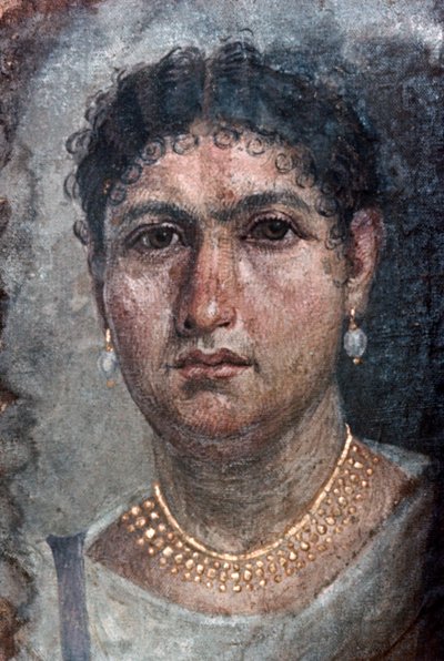 Fayum-portré Aline-ról, más néven Ténosról, 1. század alkotó: Unbekannt
