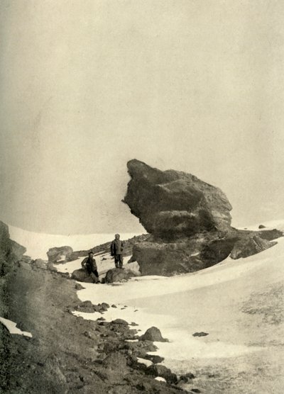 Egy Great Kenyte Boulder a téli negyed közelében, 1908, 1909. alkotó: Unbekannt