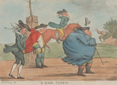 Jégeső vihar, 1800-1820. alkotó: Unbekannt