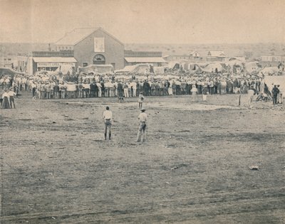 Tömegtalálkozó Bulawayóban, 1900. alkotó: Unbekannt