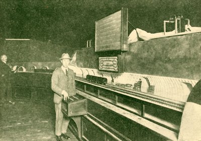A postacsővasút modellje, 1930. alkotó: Unbekannt