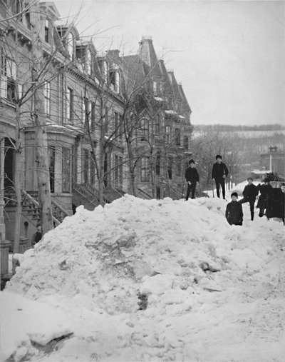 Egy montreali utca télen, 19. század alkotó: Unbekannt