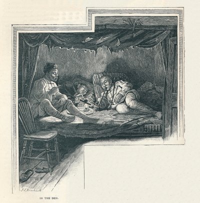 Egy éjszaka egy ópiumbarlangban, 1891 alkotó: Unbekannt