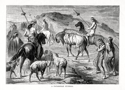 Egy patagóniai temetés, 1877 alkotó: Unbekannt