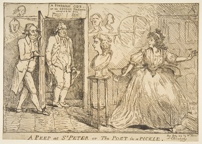 Kukucskálás Szent Péterbe avagy A költő savanyúságban, 1789. július 23. alkotó: Unbekannt