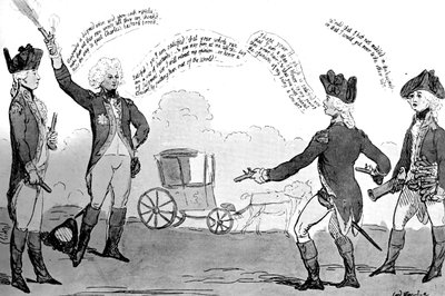 Egy herceg és egy poltroon, 1789 alkotó: Unbekannt