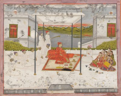 Egy herceg audienciát tart, kb. 1750. alkotó: Unbekannt