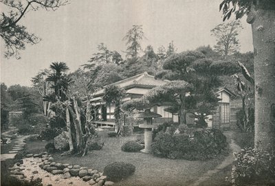 Egy privát kert Yokohamában, 1892 alkotó: Unbekannt